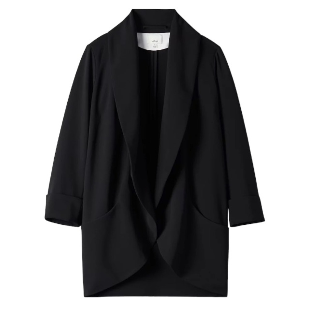 Aritzia Wilfred Black Chevalier Jacket